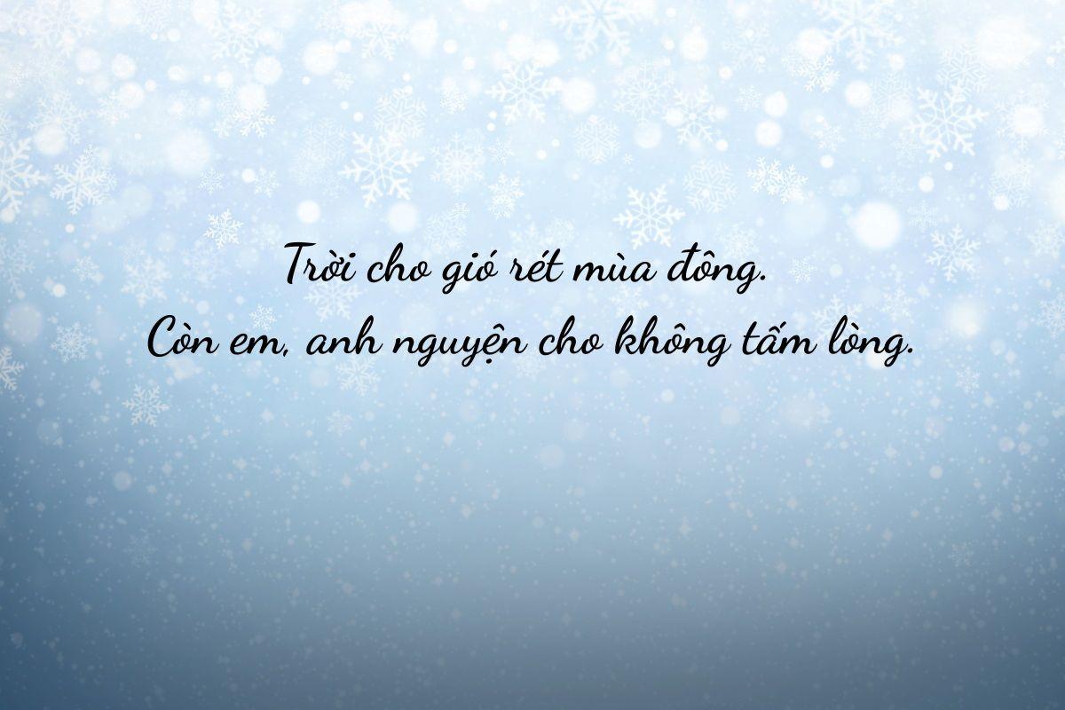 1001+ STT mùa đông hay nhất, cap mùa đông thả thính, hài hước, sâu sắc đăng ảnh sống ảo