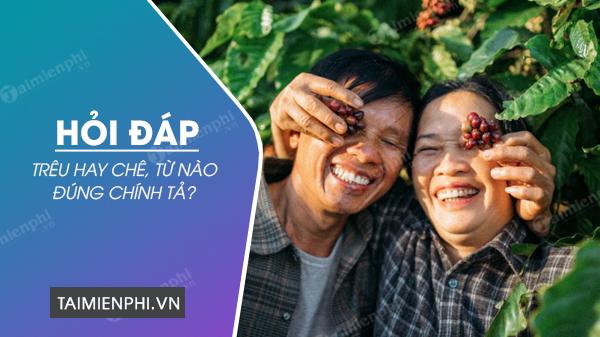 Trêu hay chêu, trớ chêu hay trớ chêu là đúng chính tả, quy tắc tiếng Việt?