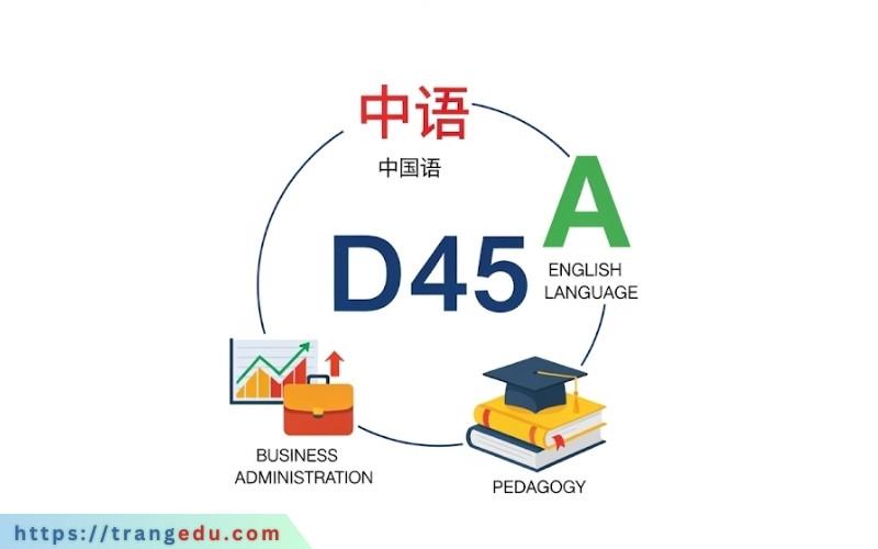 Khối D45 – Ngữ văn, Địa lý, Tiếng Trung gồm những ngành nào, trường nào xét tuyển?