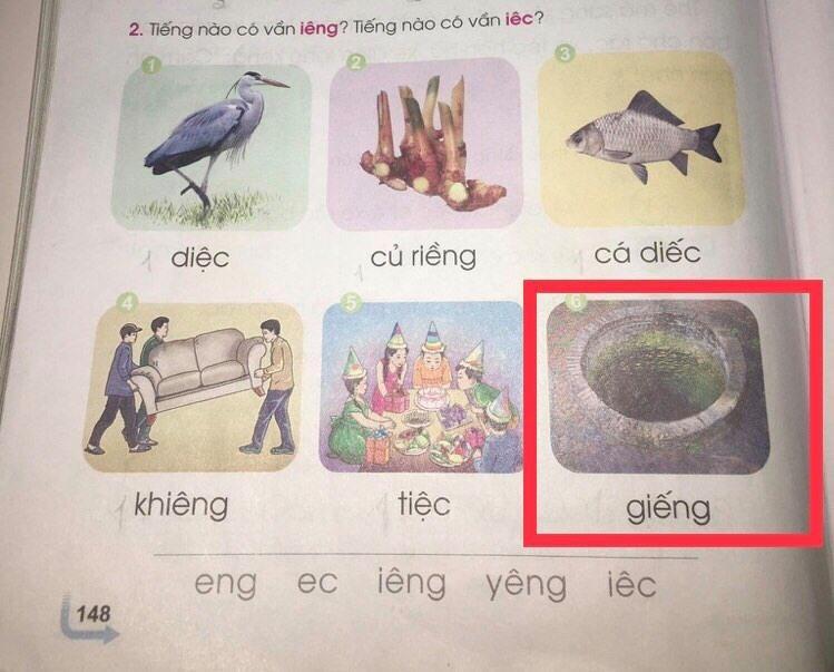 Đau đầu dạy con lớp 1, từ "giếng" đánh vần như thế nào?