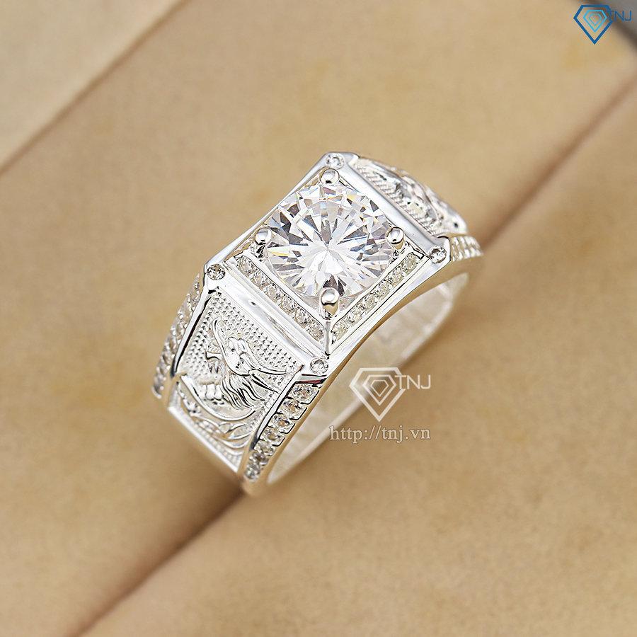 Nhẫn bạc nam hình rồng đẹp NNA0800