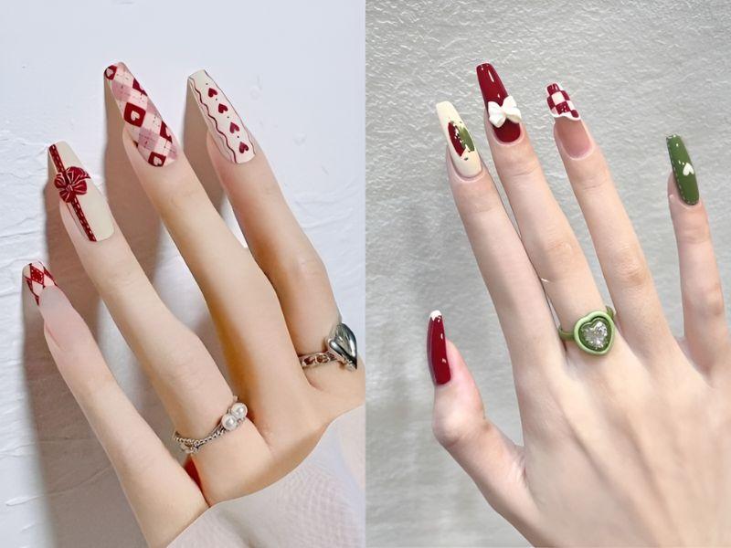 30+ mẫu nail Tết xinh lung linh, giúp nàng nổi bật đón Xuân