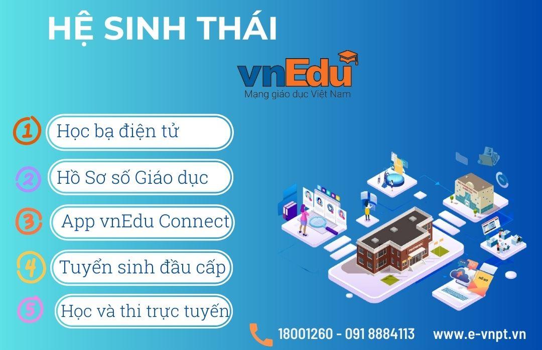 Phần mềm quản lý giáo dục vnEdu của VNPT