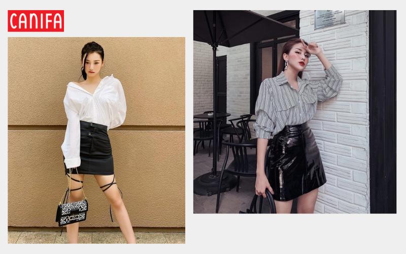 Chân Váy Da Mặc Với Áo Gì? 10 Cách Phối Đồ Cực Chảnh Cho Nàng