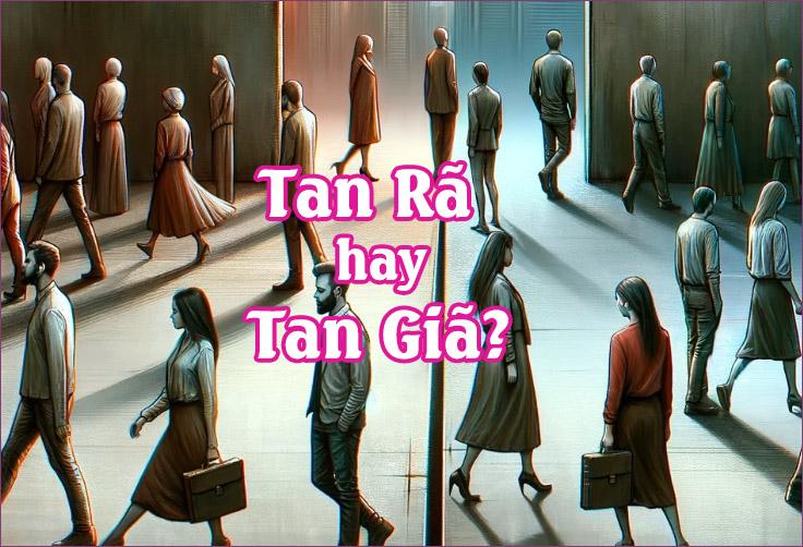 Tan giã hay Tan rã là từ đúng trong Tiếng Việt?