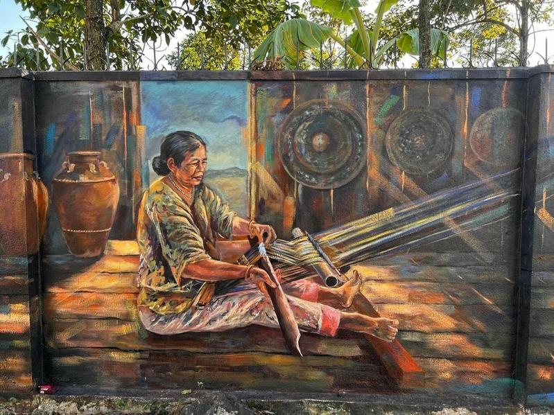 Tranh vẽ làng nghề truyền thống khiến bạn phải trầm trồ