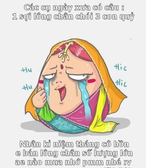 Tổng hợp Ảnh Chế Tháng Cô Hồn Hài Hước