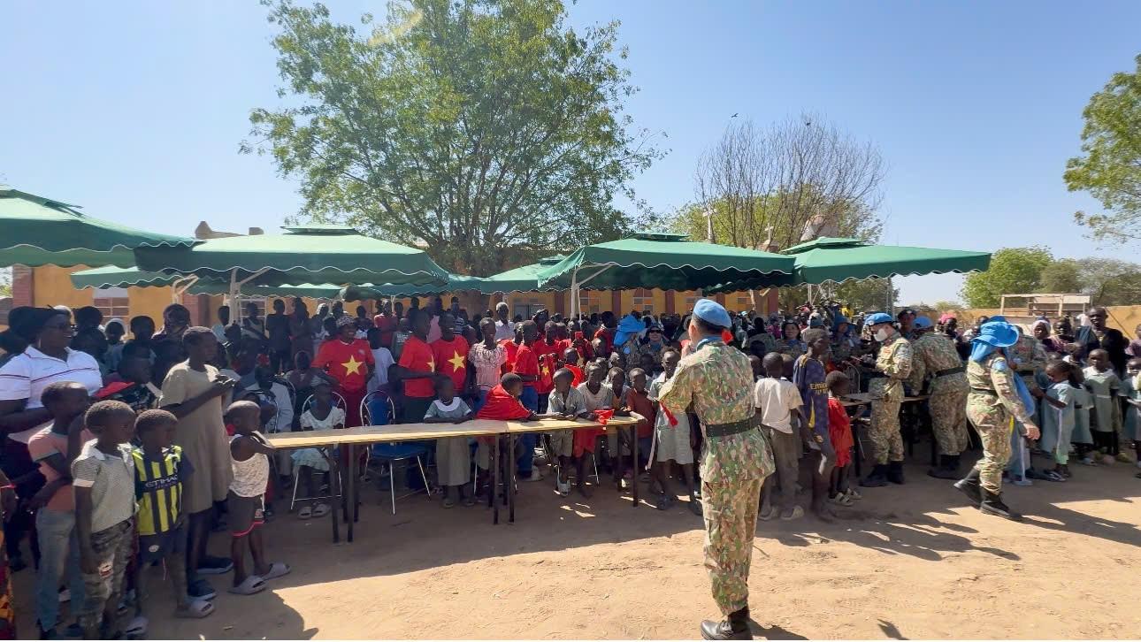 Đội Công binh Việt Nam lan tỏa hình ảnh đẹp của Bộ đội Cụ Hồ tại Abyei