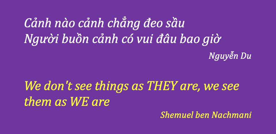 “Người buồn cảnh có vui đâu bao giờ”