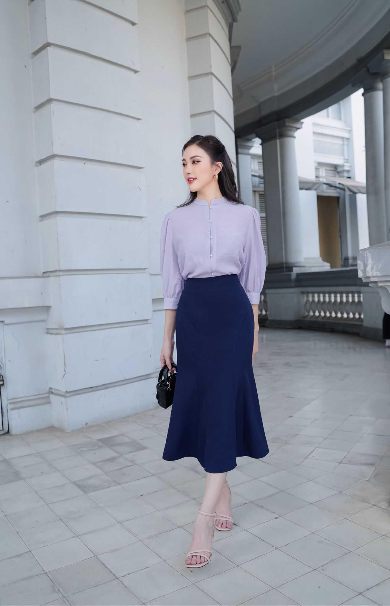 Chân váy đuôi cá dáng ôm LV130