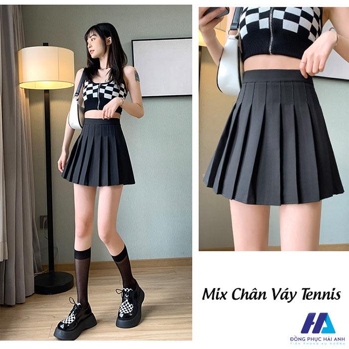 20+ Cách Mix Chân Váy Tennis Năng Động, Cá Tính Cho Nàng