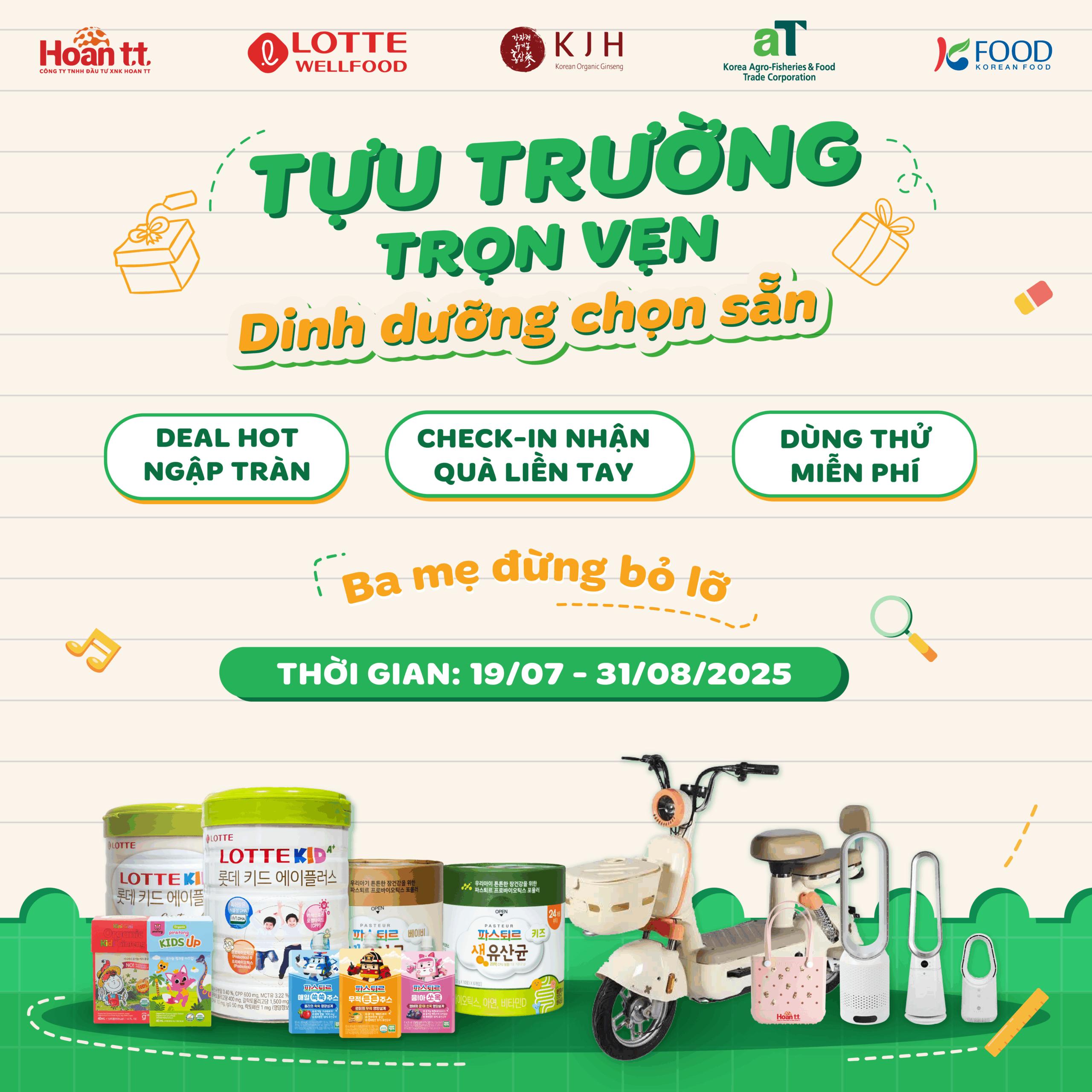 TỰU TRƯỜNG TRỌN VẸN – DINH DƯỠNG CHỌN SẴN