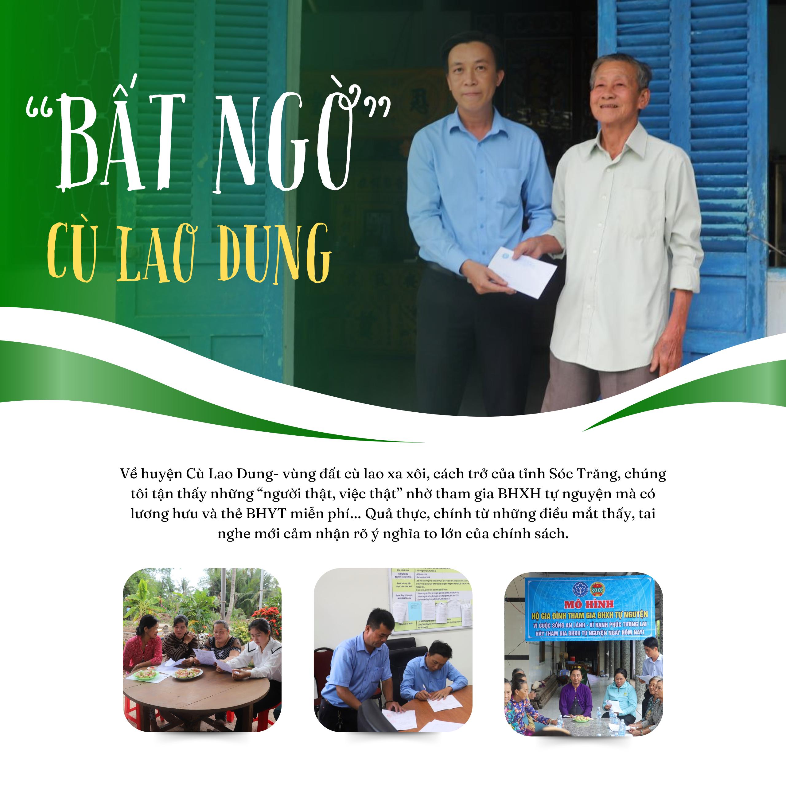 “Bất ngờ” Cù Lao Dung
