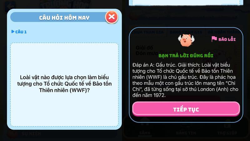 Đáp Án Momo | Trường học heo đất mới nhất mỗi ngày