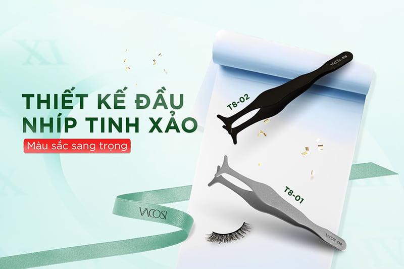Nhíp Gắn Mi Giả Dáng Thẳng Vacosi - T08
