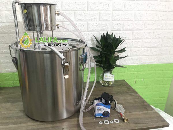 GIÁ GIẺ - Nồi chưng cất tinh dầu 55 lít Gas than củi chưng cất đa năng các loại nguyên liệu