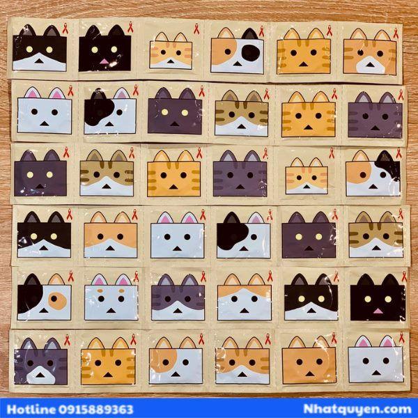 Bao cao su Okamoto & Nyanbo Nhật Bản hình chó mèo cute