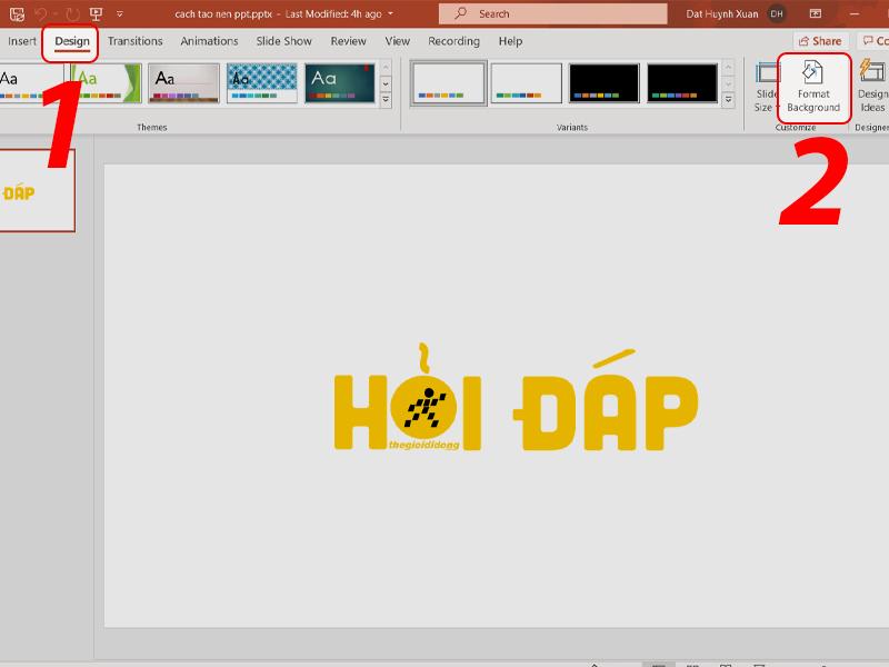 [Video] Cách chèn background cho PowerPoint 2010, 2013, 2016, 2019