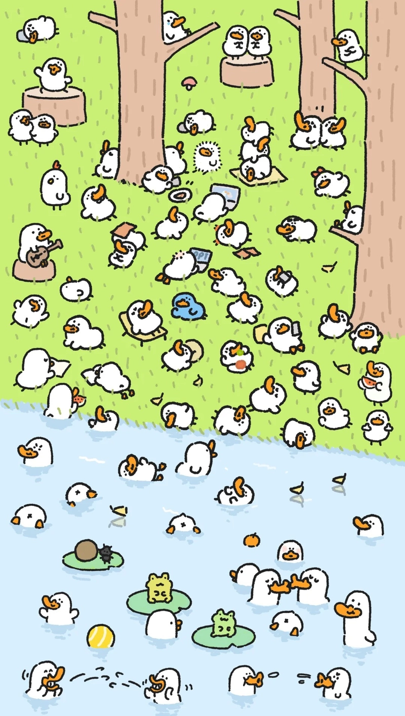 Tải miễn phí 328+ hình nền con vịt cute siêu đáng yêu