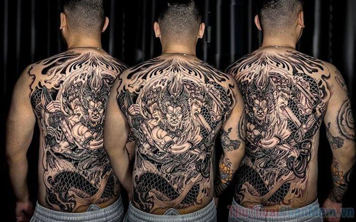 Những tác phẩm xăm Nhật cổ full lưng đẹp xuất sắc