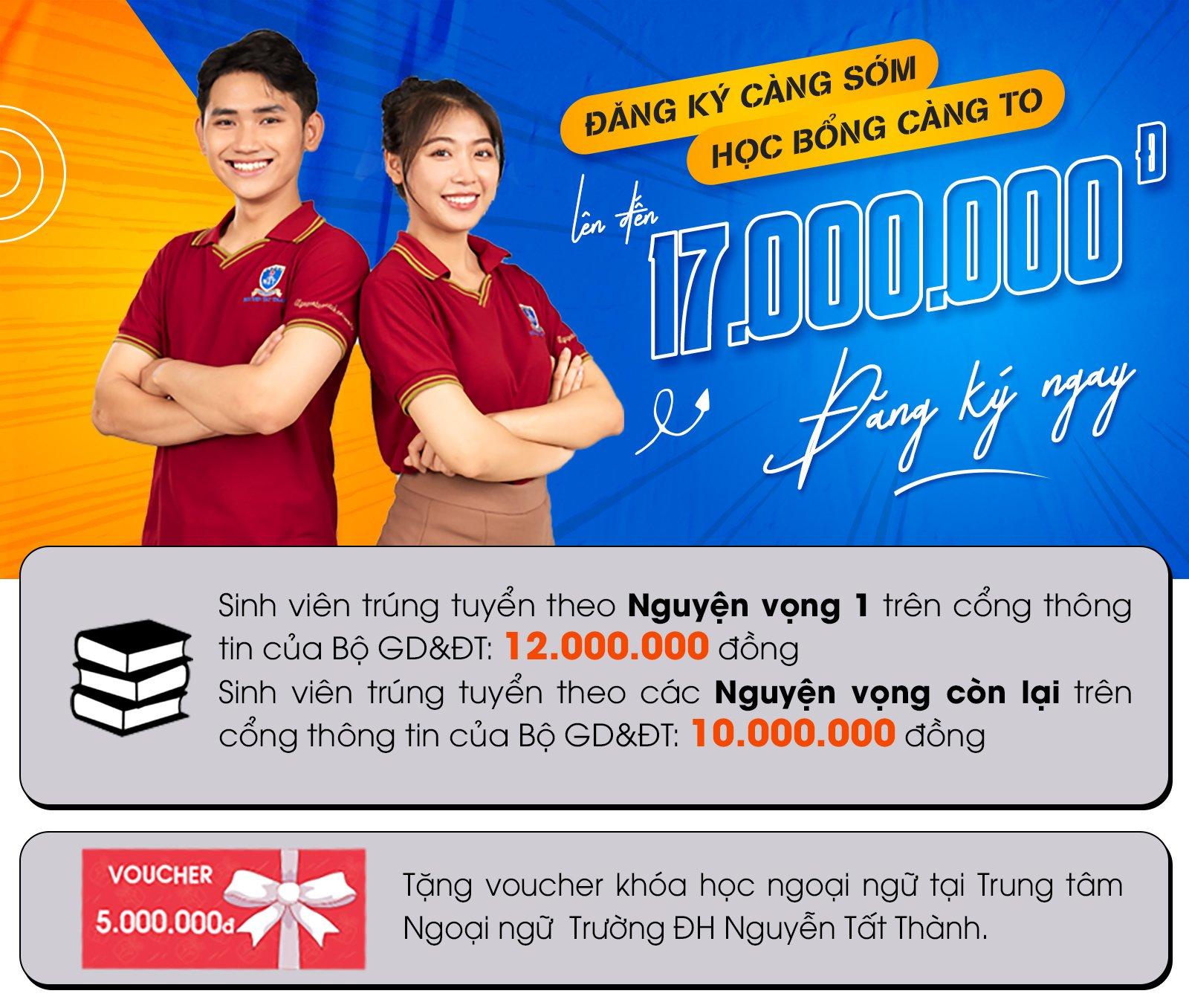 HỌC PHÍ NTTU 2025: ĐĂNG KÝ CÀNG SỚM, HỌC BỔNG CÀNG TO