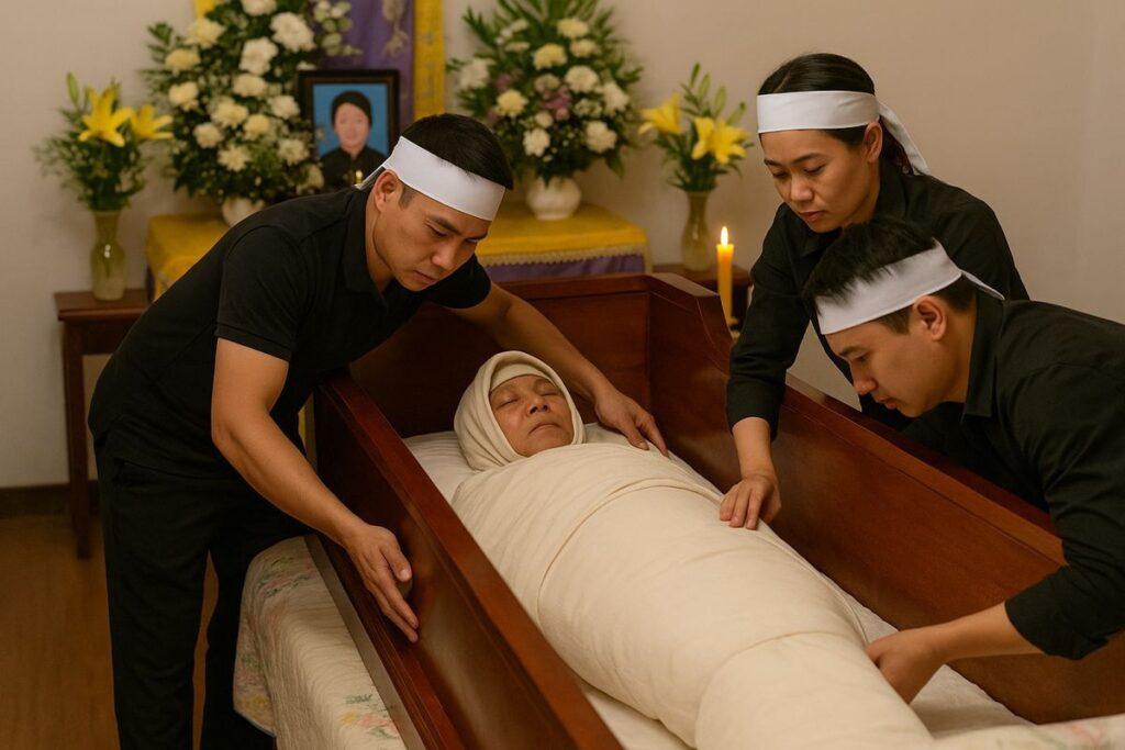 Nghi thức khâm liệm người chết và những điều cần lưu ý