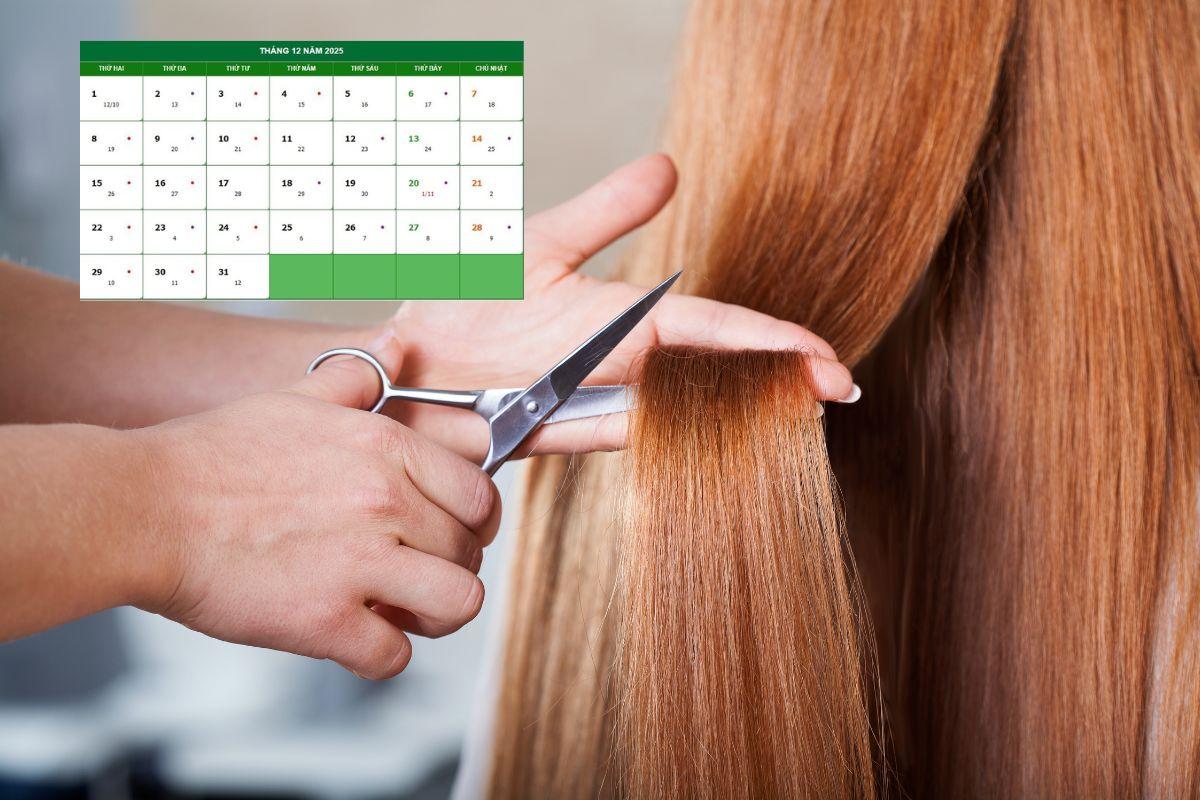 Lịch Cắt Tóc Tháng 12 Dương Lịch 2025 Ngày Đẹp, Ngày Kiêng Cắt Tóc