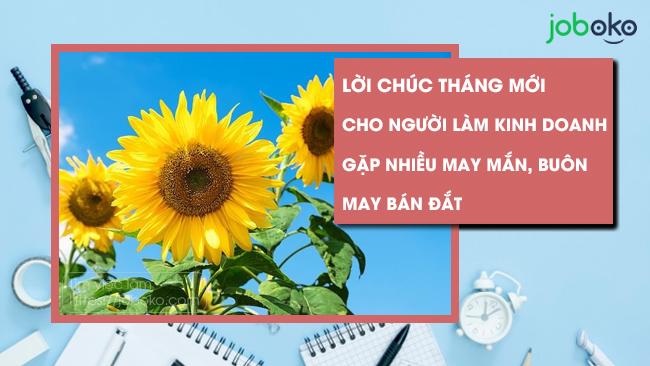 Lời chúc tháng mới cho người làm kinh doanh gặp nhiều may mắn, buôn may bán đắt