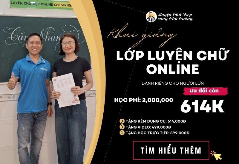 Lộ trình luyện chữ đẹp cách luyện viết chữ đẹp tại nhà chuẩn
