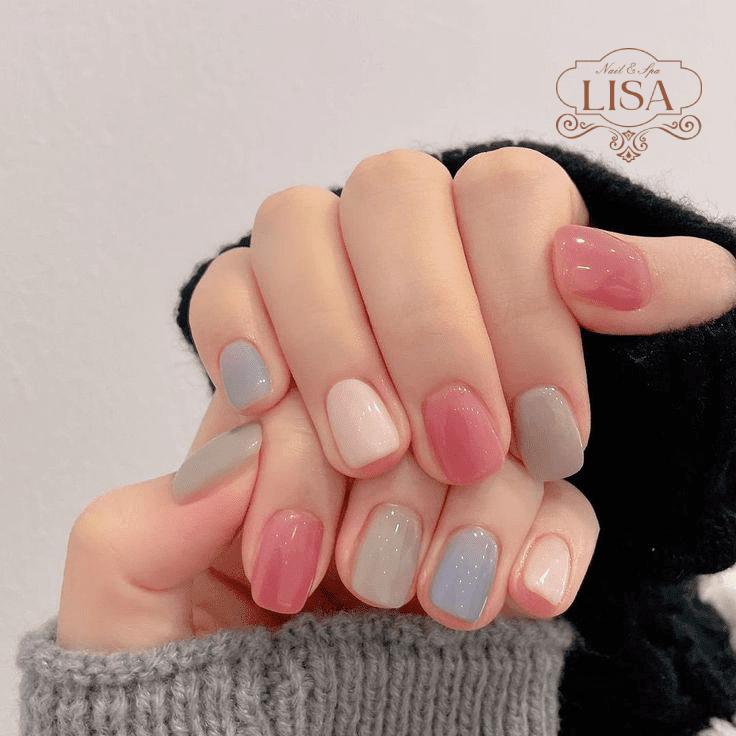 Mẫu Nail đơn giản cho móng ngắn đẹp nhẹ nhàng hót nhất 2023