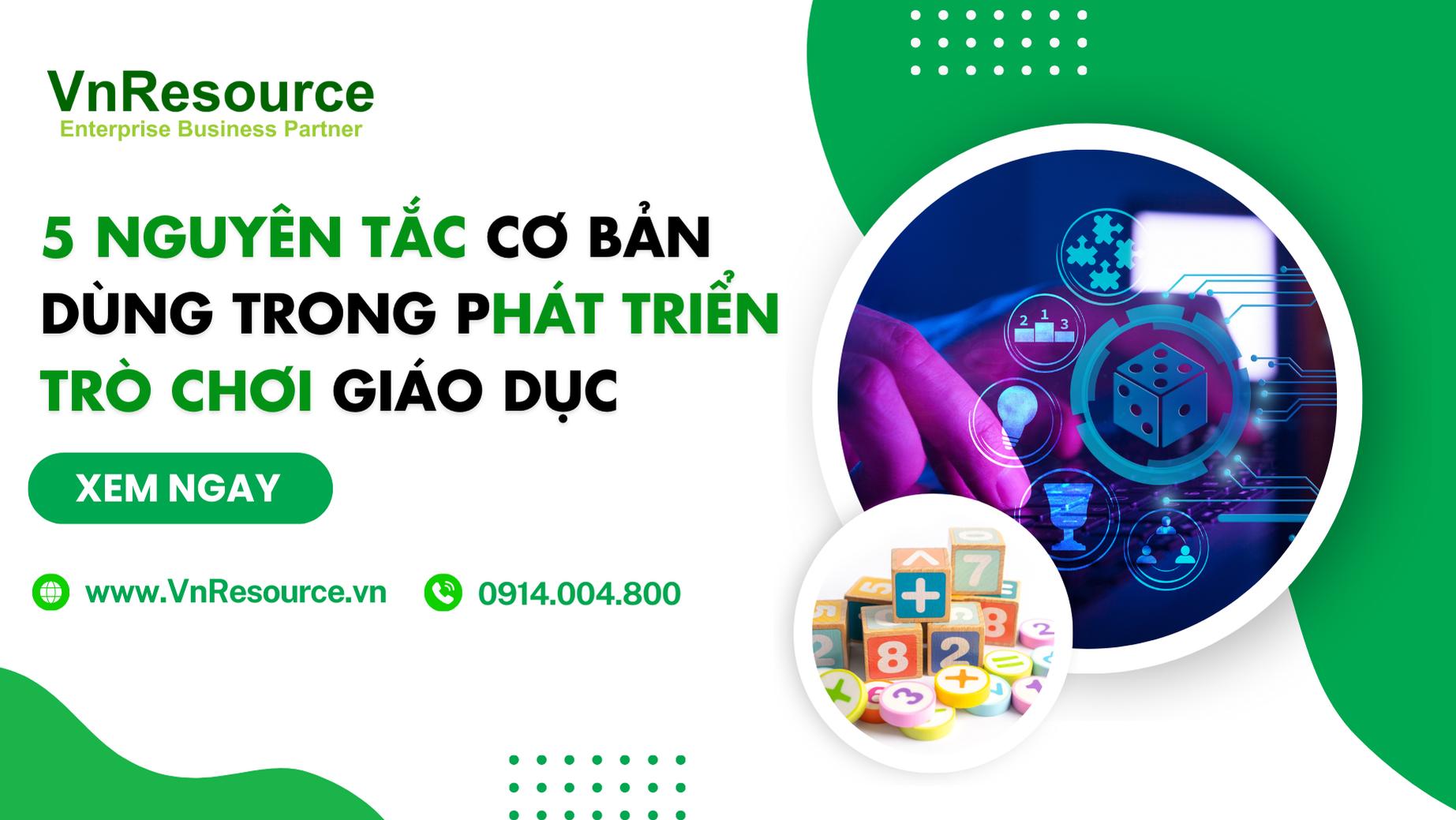 5 nguyên tắc cơ bản dùng trong phát triển trò chơi giáo dục