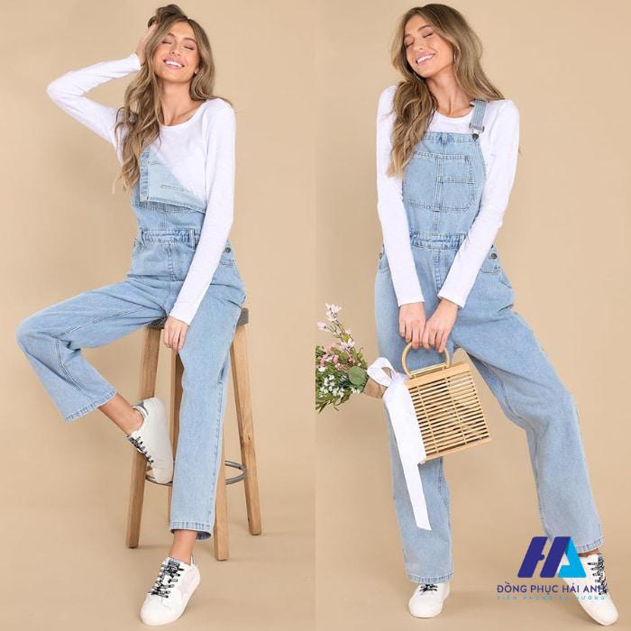 9+ Mẫu Quần Yếm Công Sở Đẹp, Cách Phối Đồ Cực Đáng Yêu