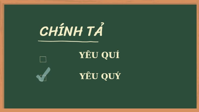 Yêu quý hay yêu quí là đúng chính tả?