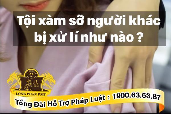Tội sàm sỡ người khác