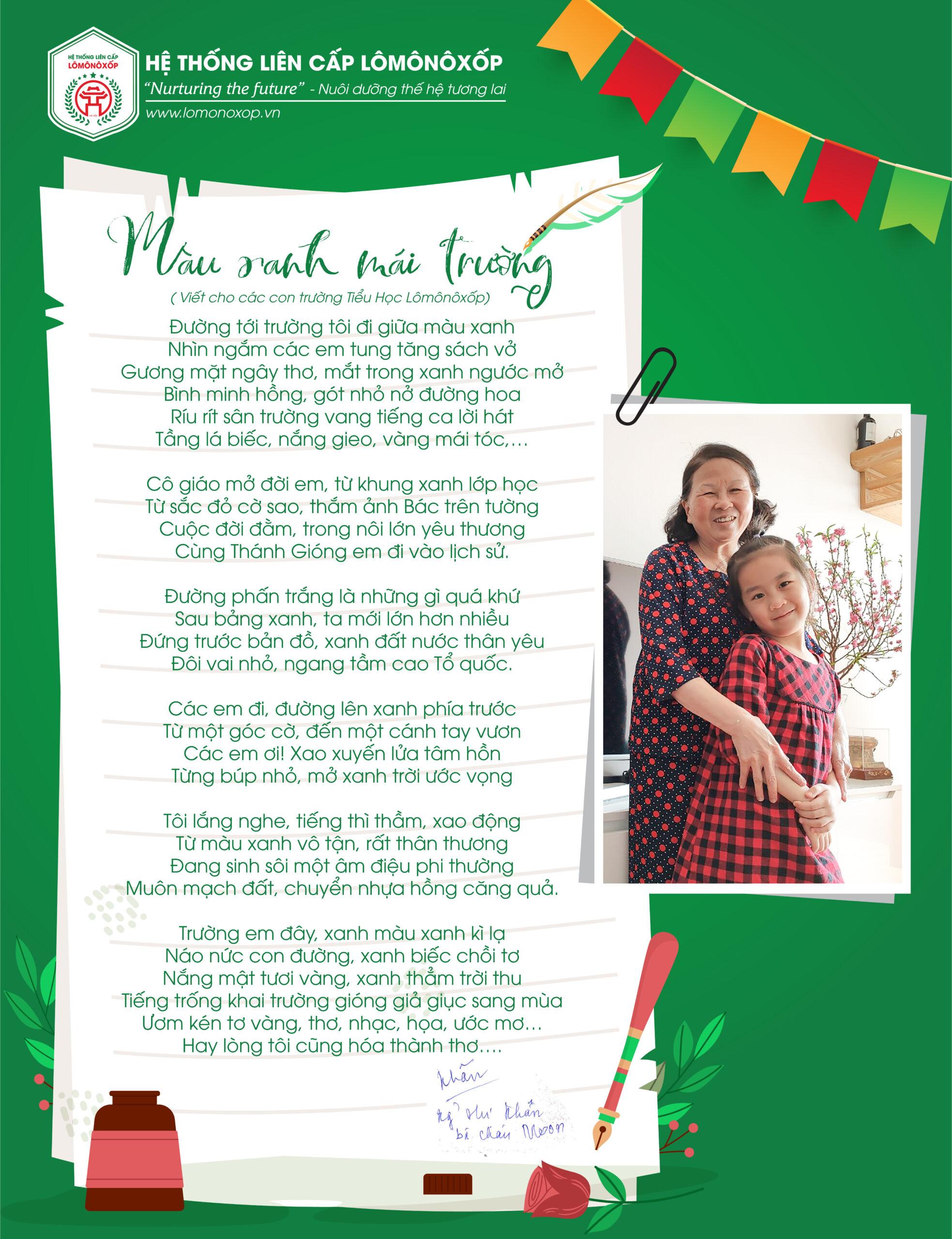 Nurturing the future - Nuôi dưỡng thế hệ tương lai