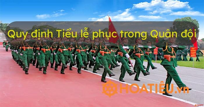 Quy định về mặc Tiểu lễ phục trong Quân đội 2026