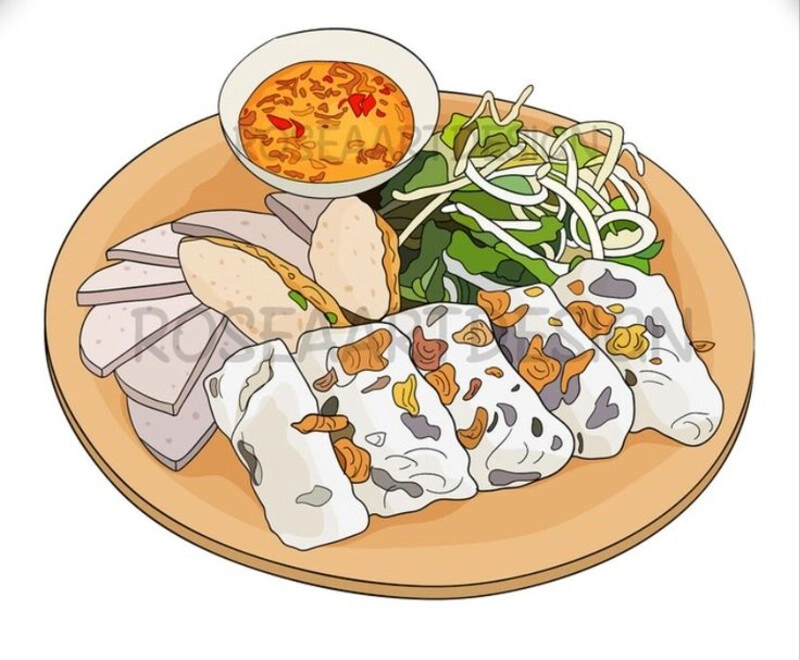 Top tranh vẽ món ăn Việt Nam đẹp mắt, đậm đà văn hóa