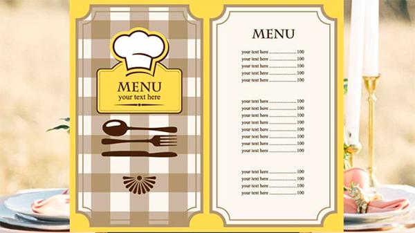 Cách vẽ thực đơn ấn tượng | Cách tạo menu trong Word nhanh