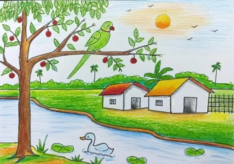 100+ tranh vẽ thiên nhiên khiến dân mạng rần rần chia sẻ