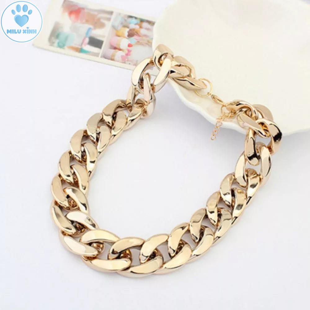 Trang Sức Dây Chuyền Vàng Cho Chó Siêu Ngầu