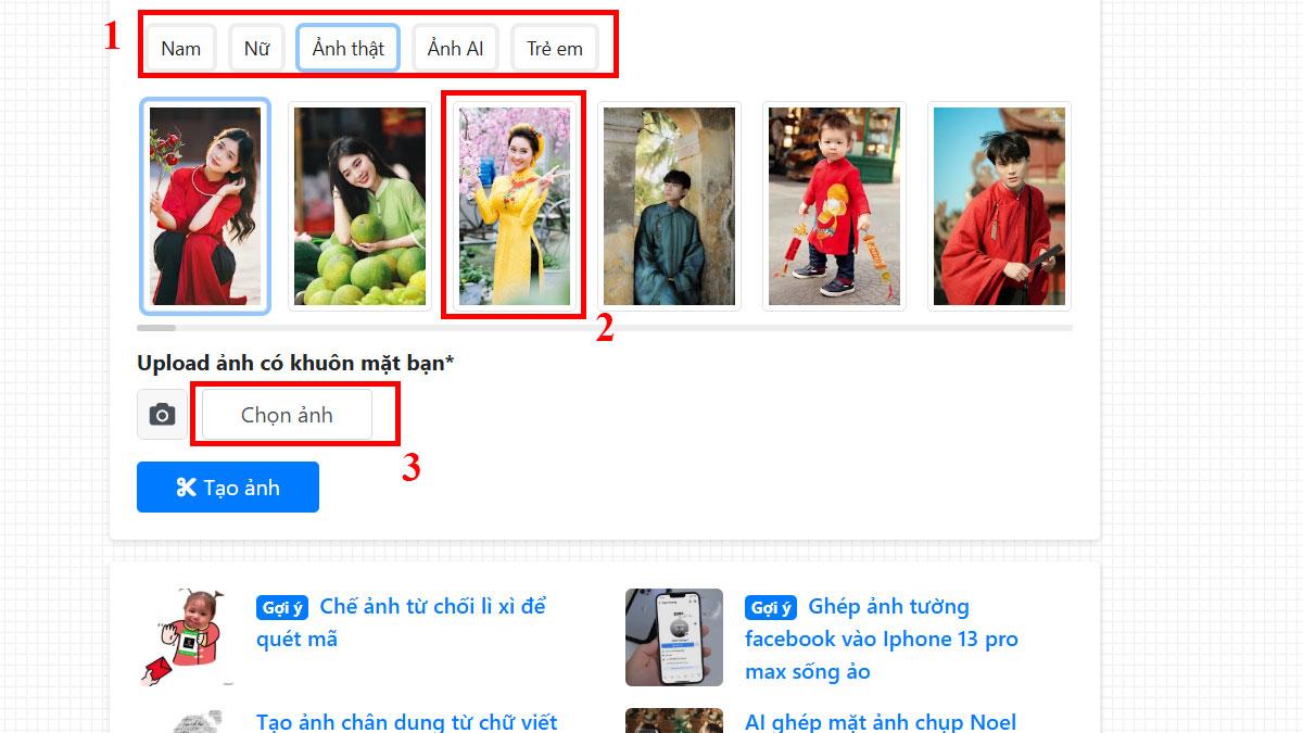 10+ Cách ghép ảnh Tết: ghép mặt, gia đình, phông nền tết