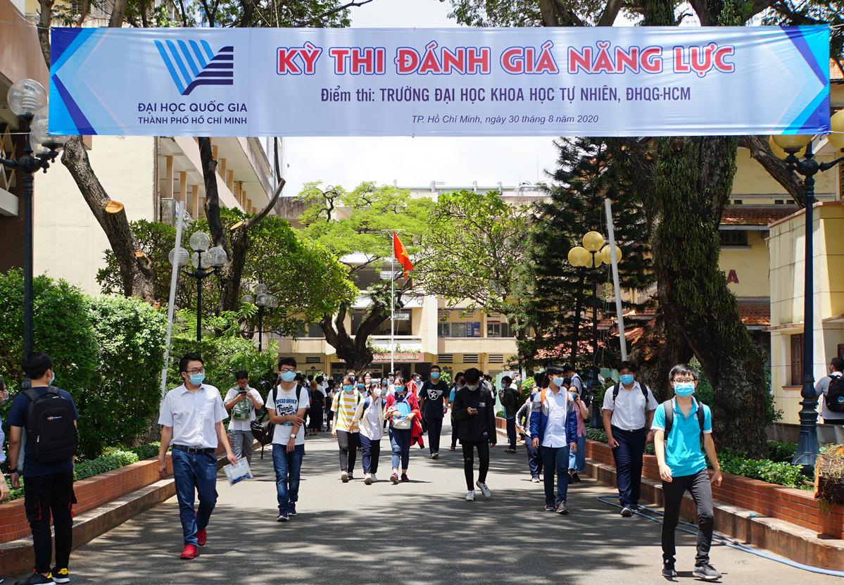 Chi tiết về các môn thi đánh giá năng lực