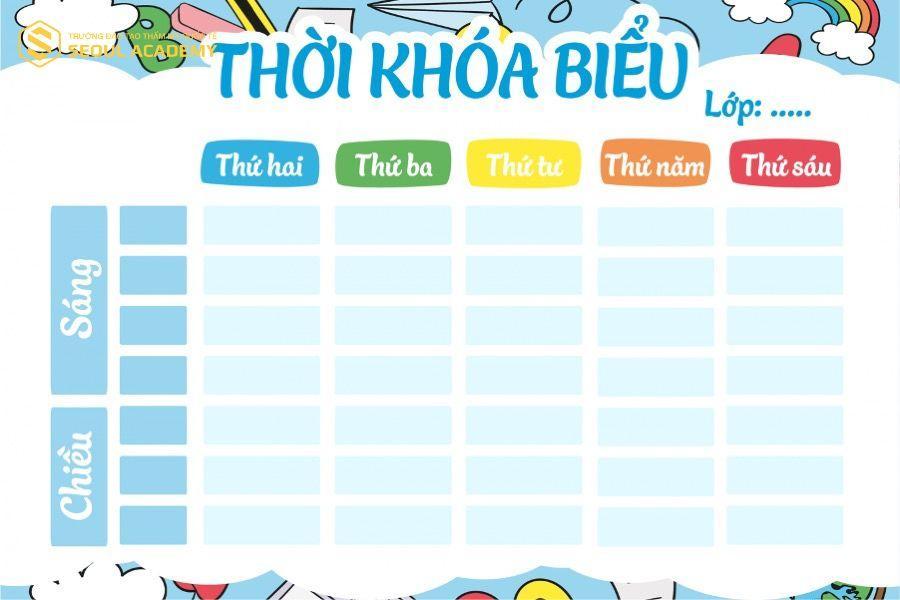 Mục đích lập thời khóa biểu sẽ giúp bạn tập trung vào những thông tin quan trọng cần ghi chú