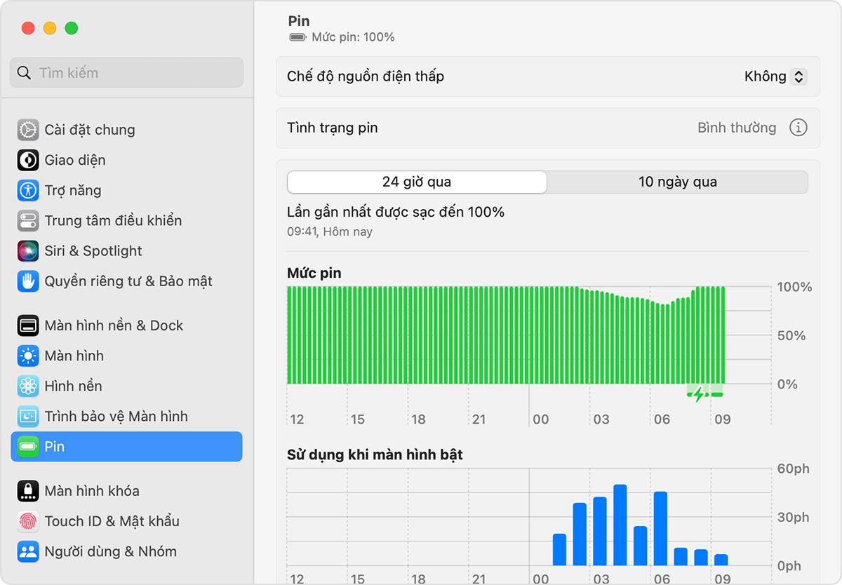 Nếu bạn thấy mục Đề xuất bảo trì trên MacBook Air hoặc MacBook Pro