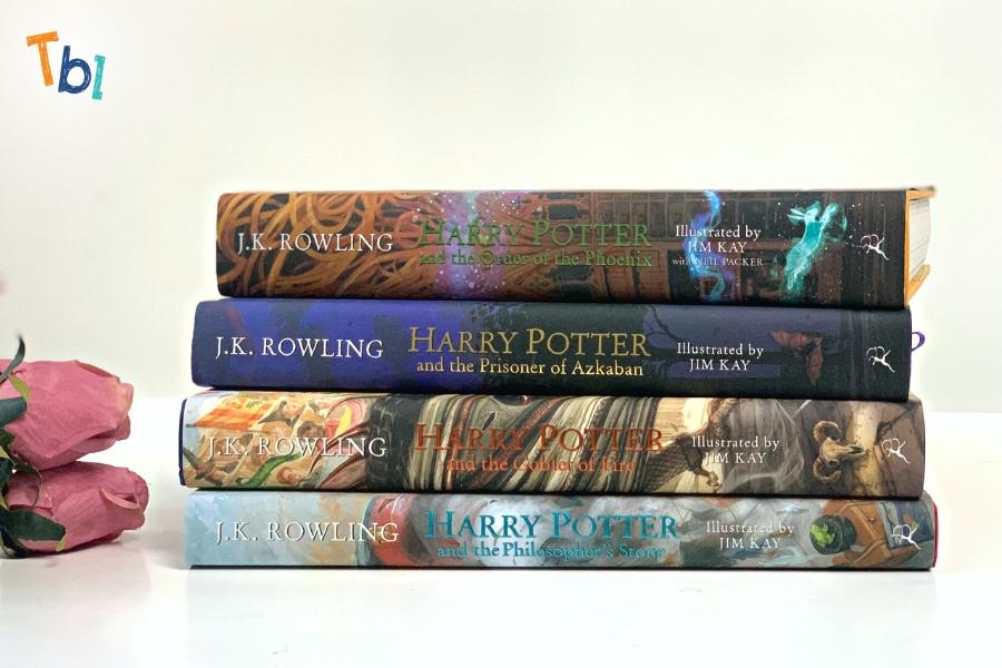 Harry Potter tiếng Anh minh họa bởi Jim Kay (5 tập) chính hãng có gì đặc biệt?