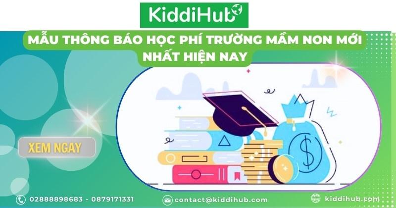 Mẫu thông báo học phí trường mầm non mới nhất hiện nay