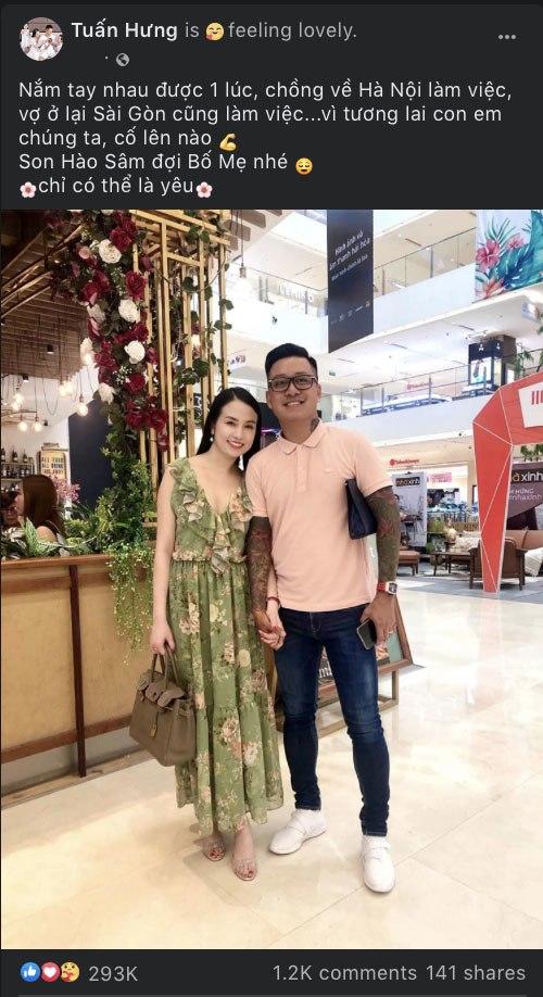 Tuấn Hưng tình cảm với vợ trước khi "mỗi người một ngả" vì con cái