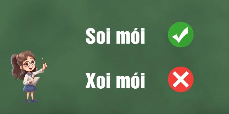 Soi mói hay xoi mói: Phân biệt từ đúng chính tả và ý nghĩa?