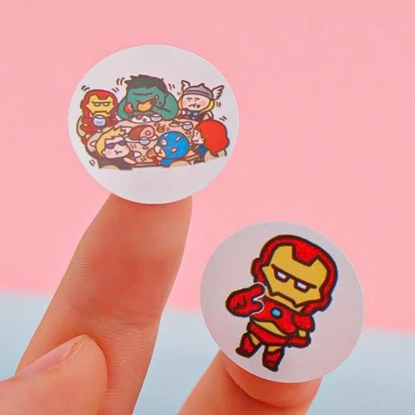 In sticker tròn giá rẻ Hà Nội – MẪU CUTE ẤN TƯỢNG
