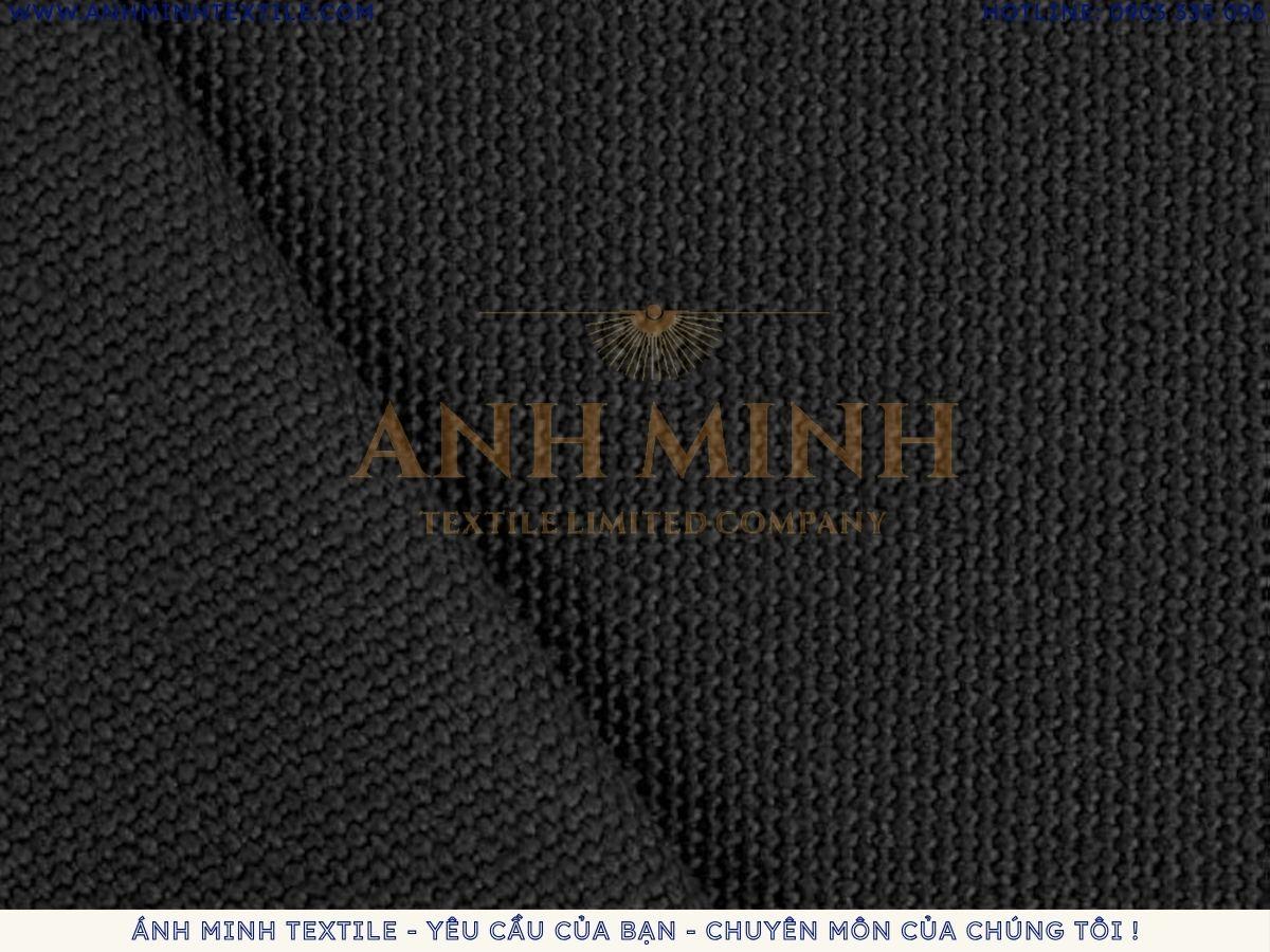 Vải canvas đen